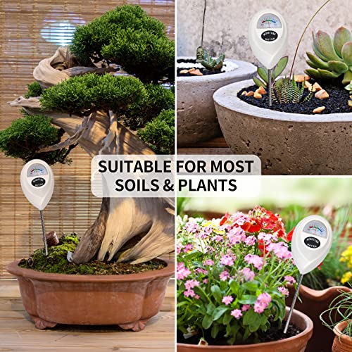 ONEDONE Moisture Meter, Soil Moisture Meter with Cleaning Cloth for House Plants, Gardening, Farming, Indoor and Outdoor Plants