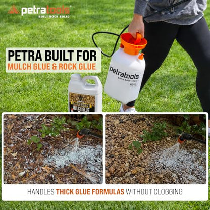 PetraTools LOCKSCAPE Mulch Glue Sprayer 1 Gal - Standard Kit (HD101)