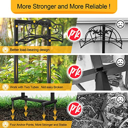 Hose Holder,100ft Capacity Garden Hose holder,Butterfly Style - style: Butterfly-style