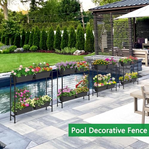 Raised Garden Beds with Legs Vertical Herb Garden Planter Indoor Outdoor - color: Gray