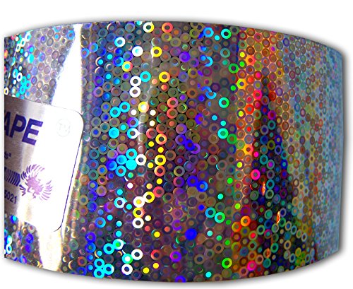 Bird-X Irri-Tape, Holographic Bird Scare Tape, Iridescent Foil Reflective Tape for Multi-Sensory Attack, Easy to Install, 2" W x 100' L - size: 2" x 100ft Length