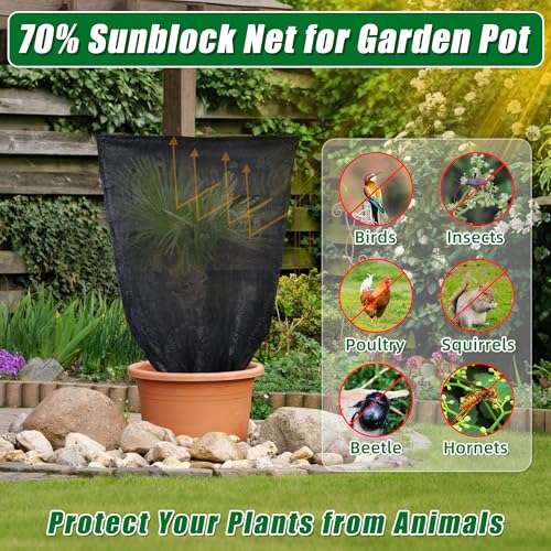 2 Pcs Garden Plant Shade Cover Shade for Plants Shade Cover for Plants - size: 3.94 x 2.62 Ft