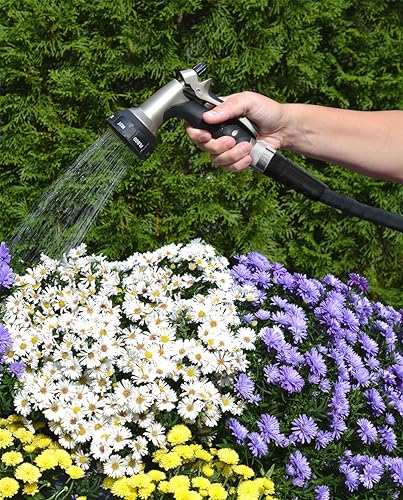 zero-G 4001-25 8 Inch by 25 Feet Lightweight, Ultra Flexible, Durable, Kink-Free Garden Hose, Gray 5/8" x 25' (Pack of 6) - size: 5/8" x 25' (Pack of 6), style: zero-G
