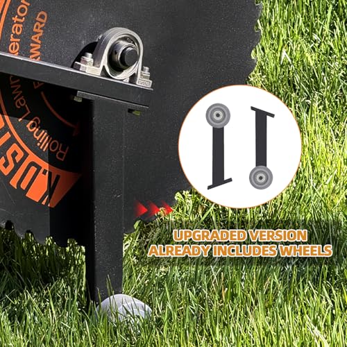 Patented Rolling Lawn Aerator Manual Coring Tool Compacted Soil Loosening