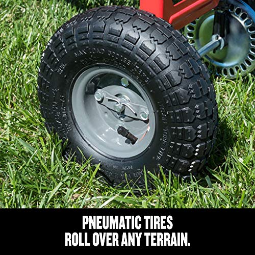 Craftsman Pull-Behind Lawn Broadcast Spreader for Seed, Fertilizer & Ice Melt, 110 lb Capacity with Universal Hitch, Made in USA