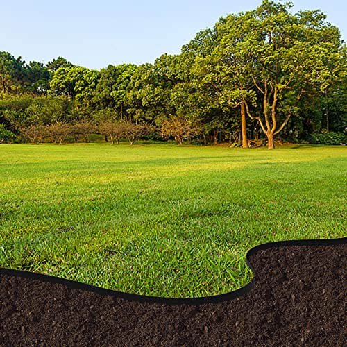 30 FT Grass Barrier Landscape Edging Coil, 5" Depth Terrace Board Edging - color: 30FT