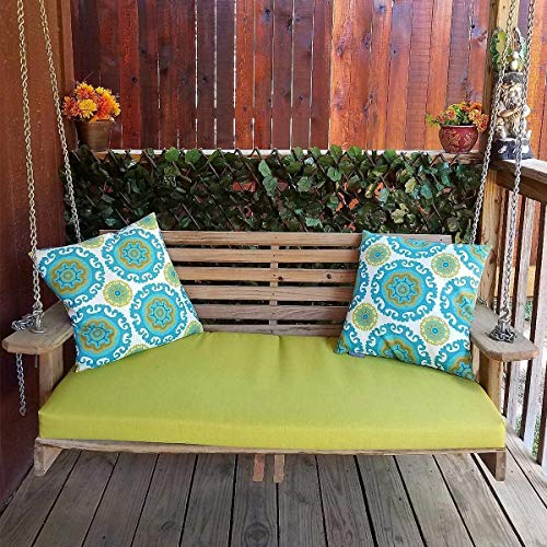 DOEWORKS Expandable Faux Ivy Trellis Fence, Patio Privacy Screen, 4 Pack - color: Green, size: 16 x 45 in, 4 Panel