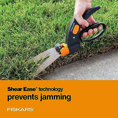 Fiskars 5" Shear Ease Grass Shears, Grass Clippers for Lawn & Garden, 360 degrees shears (Pack of 6) - style: Rotating - Spring Action (Pack of 6)