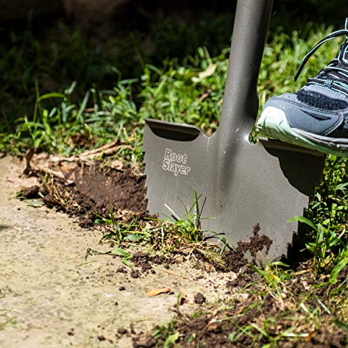 Root Slayer 22611 Serrated Garden Edger, Red - color: Red, size: Large