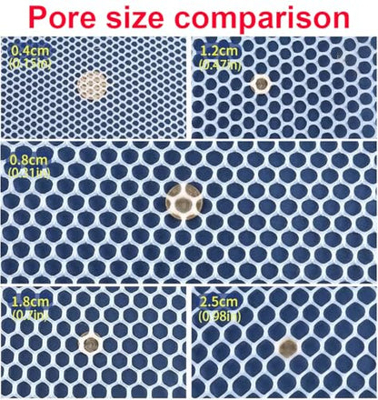 Plastic Chicken Wire Mesh Plastic Mesh Roll for Gardening Construction Barrier Netting Frame Crafts Plastic Mesh Fencing Poultry Fencing Garden Netting(Size:1.2cm mesh 1 * 20m,Color:Black) - size: 1.2cm mesh 1*20m