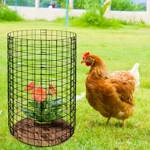 10 Packs Wire Plant Protector from Animals, Metal Mesh Plant Cage Covers - color: 10 Pack 20x12 Inch
