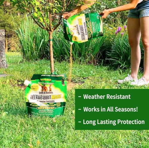 Nature's MACE Deer & Rabbit Repellent 2.5 lb Granules - size: 40 Ounce (Pack of 1)