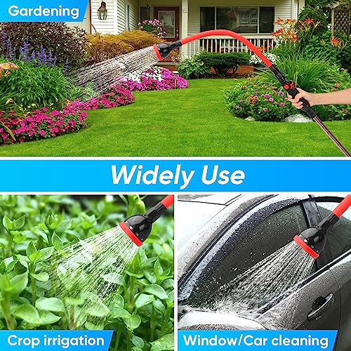 2 in 1 Bendable Watering Wand Heavy Duty for Garden/Car Cleaning