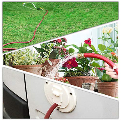 25 ft 5/8 in. Heavy Duty Garden Hose, Solution4Patio, Male/Female Fittings - size: 5/8 in. x 25 ft.