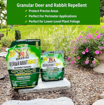 Nature's MACE Deer & Rabbit Repellent 75 lb Granules - size: 75 Pound (Pack of 1)