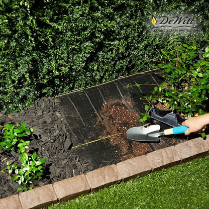 Dewitt Pro-5 Heavy-Duty Weed Barrier Fabric, 5 oz, 5 x 250 Feet, 2-Pack - size: 2 Pack, style: 5' x 250'