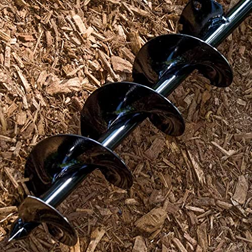 ERYTLLY Bulb Planter, Auger Spiral, Garden Planter Tool 3 x 7 inch,Rapid Umbrella Hole Digger for Planting Bulb Seedlings Bedding Tulips, and Digging Weeds Roots - size: 3*7 inch