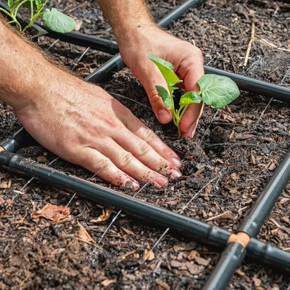 Garden Grid 2x6 | Garden Watering System for Raised Beds | Pre-Assembled - size: 2x6, style: Standard