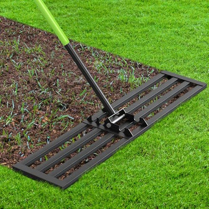 Seeutek Lawn Leveling Rake, 45" x 10" Heavy Duty Ground Leveler - size: 45"*10"