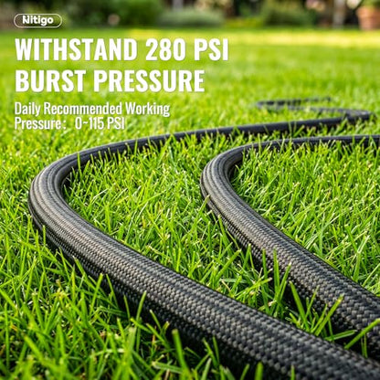 Nitigo Ultra Lightweight Garden Hose 50 FT, 2 Pounds - size: 50ft