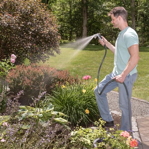 Kink Control Flex Advanced Hybrid Hose - 50 Ft Outdoor Hose, 40% Lighter, Ultra Flexible, Easy to Maneuver, Neverkink Technology, Durable Construction - size: 5/8" x 50 ft, style: Flex