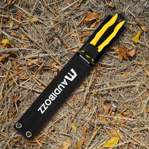 Insulating knife - sod knife, 7.87inch stainless steel blade, suitable for cutting insulating rock wool, Thermal insulation wool - color: Short Yellow