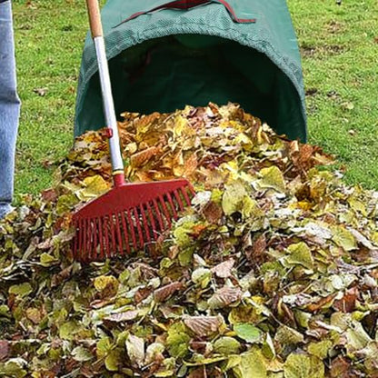 Ideal Swan 72 Gallon Reusable Yard Leaf Bag Holder, 2 Pack Waste Collector