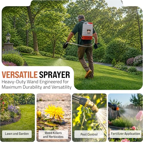 PetraTools 3 Gallon Battery Powered Backpack Sprayer - 2.5 Hour Runtime