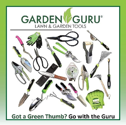 Garden Guru Soft Grip Garden Pruning Shears Scissors Clippers - Hardened Titanium Blades - Comfort Grips – Heavy Duty Bypass Hand Pruners Branch Cutters - for Gardening Trimming Bushes Flowers Plants - size: 1 Pack, style: Soft Grip Titanium Bypass