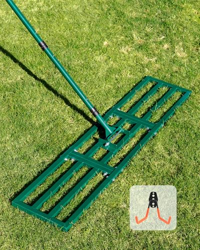 Lawn Leveling Rake, 45 x 10, Yard Leveler Tool for Soil - size: 45 Inches