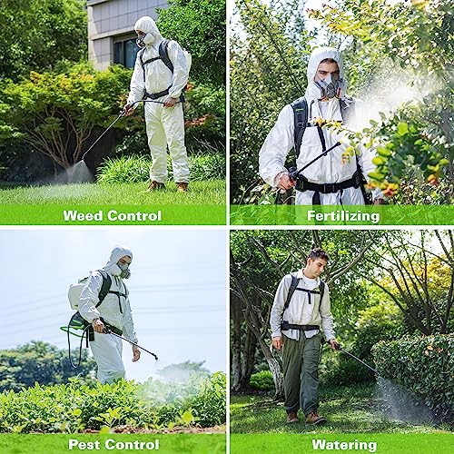Greenworks 80V Backpack Sprayer 4 Gallon,Battery Powered Backpack Sprayer Kit for Weeding, Spraying, Pest Control, 2Ah Battery and Charger Included, Green, 80V Sprayer Kit (2.0Ah) - size: 80V W/ Battery & Charger
