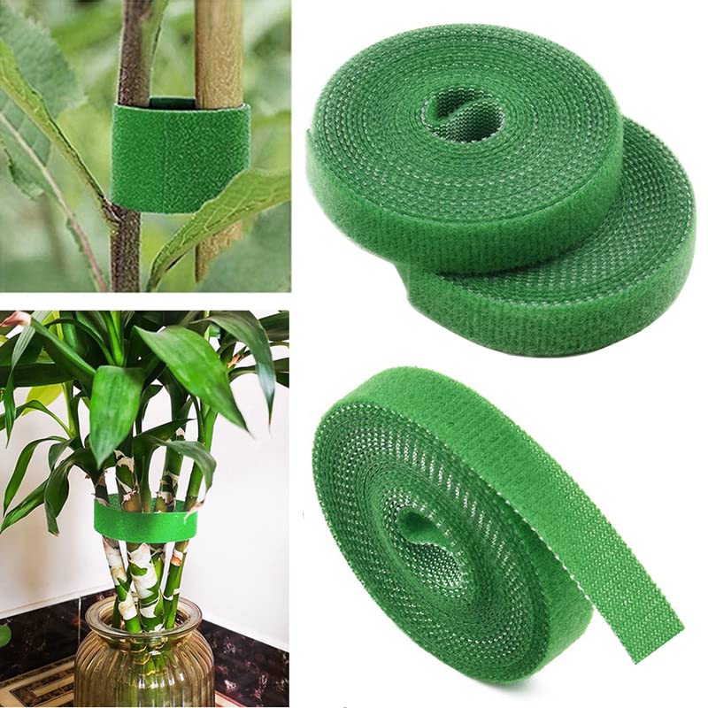 4 Rolls Plant Tape, Reusable Garden Ties for Climbing Plants, for Outdoor Houseplants
