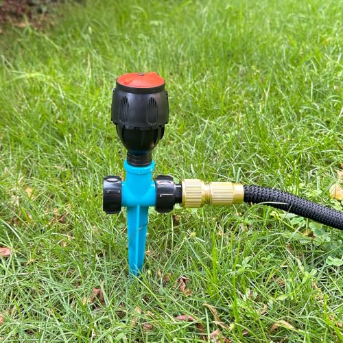 360° Rotating Sprinkler - High Pressure, High/Low Angle for Lawn Garden