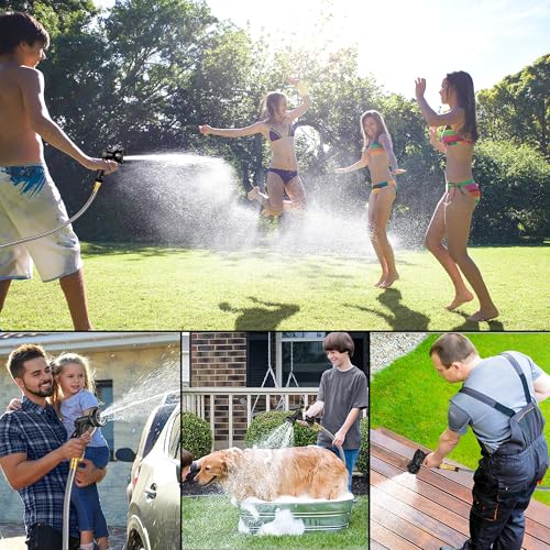 50 ft Stainless Steel Garden Hose - 2026 New Upgraded Technology Metal Water Hoses with 3/4" Solid Fitting - Lightweight,Ultra Flexible,Durable,Kink-Less Watering Pipes Garden Hoses For Yard, Outdoor