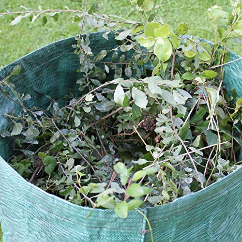 GardenMate 4-Pack 72 Gallons Reusable Garden Waste Bags (H30, D26 inches) - Yard Waste Bags - style: 4x 72 Gallons