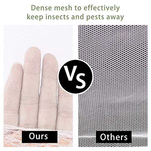 Onarway Food Covers for Outside Mesh: 3 Pack 14 Inch Fine Net - size: 14 inch x 3 packs