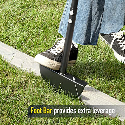 Colwelt Half Moon Edger Lawn Tool, Manual Lawn Edger Half Moon Shovel Spade