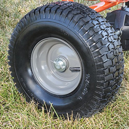 Agri-Fab Tow Behind ATV/UTV Broadcast Spreader for Seed, Fertilizer, Salt and Ice Melt, 185 lb Capacity with 12 Ft Spread Width - style: 185 lb. Direct Rod Control Tow-Behind ATV/UTV Spreader