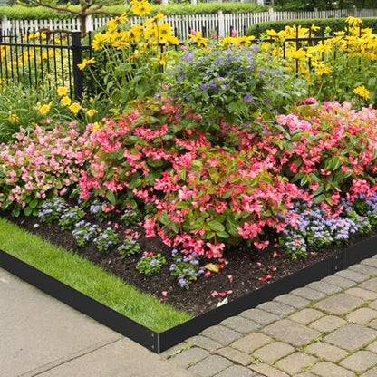 10 Inch Metal Landscape Edging 20FT, 6-Pack Steel Landscape Edging - size: 10 inch