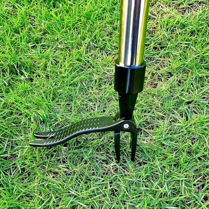 Stand on Weeding Tool, Long Handled Lawn Weeder