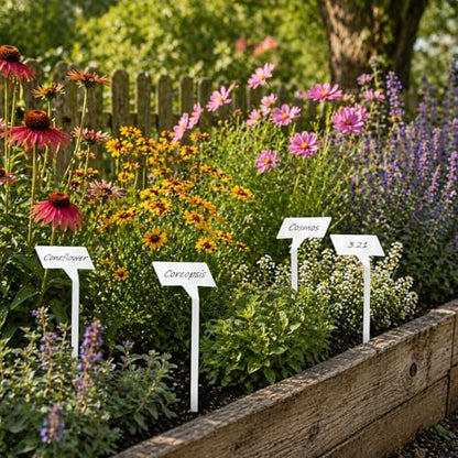 KINGLAKE GARDEN Plant Labels 30 Pack 11.8 Inch Large Garden Labels Plastic