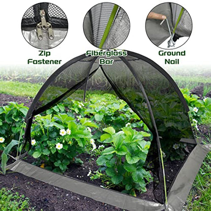 Pond Cover Dome Net 5x7ft for Outdoor Fish Koi Keeping Out Leaves