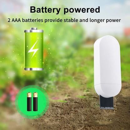 Smart Soil Moisture Meter: Zigbee Soil Moisture Sensor with App Control, Historical Record, Soil Tester with Moisture/Temperature Sensor, Tuya Zigbee Hub Required, Soil Meter for Garden, Plants