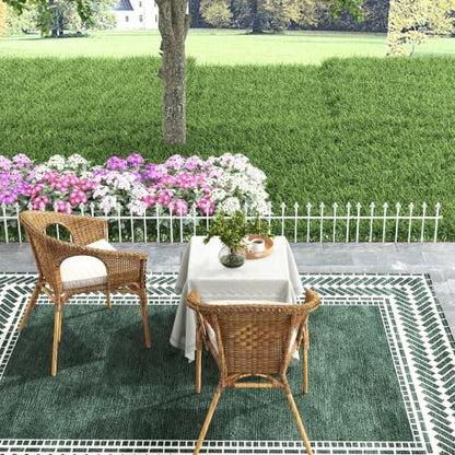 Outsunny 5 Pack Metal Decorative Garden Fence, 9.2' x 17.25", White - color: White