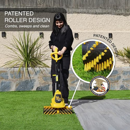 Roll & Comb 131E Artificial Grass Sweeper, Corded Electric