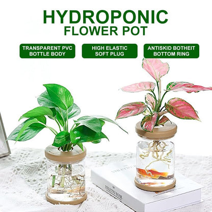 1pc, Hydroponics Plants Desktop Glass Planter Vase for Home Decoration, Plant Propagation Station Bud Vase, Desktop Hydroponics