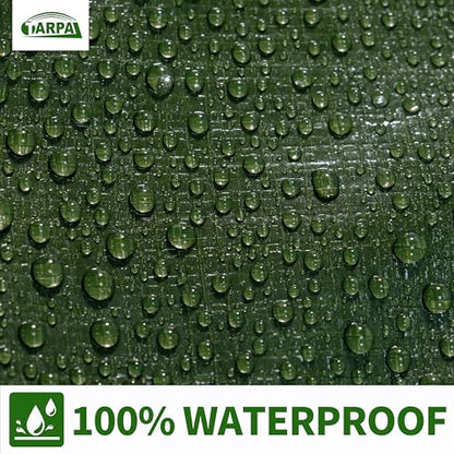 TARPAL 10x30ft Large Tarp Waterproof 16mil Heavy Duty Tarp,Green/Blue tarp - color: Green/Blue, size: 10x30 Feet-Finished size