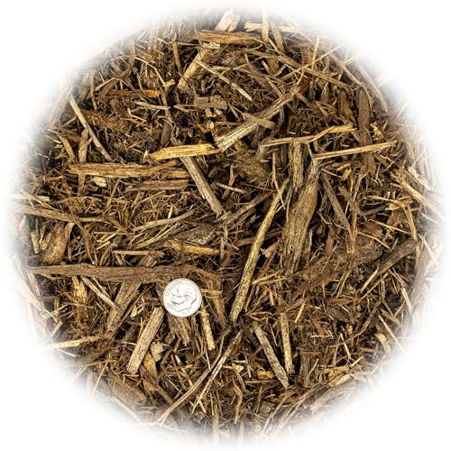 Gardenera Premium Organic Natural Mulch Cover - Enhance Your Indoor Plants with Natural Aroma and Organic Benefits - 1 Quart - color: All Natural Mulch Cover, size: 1 Quart Bag