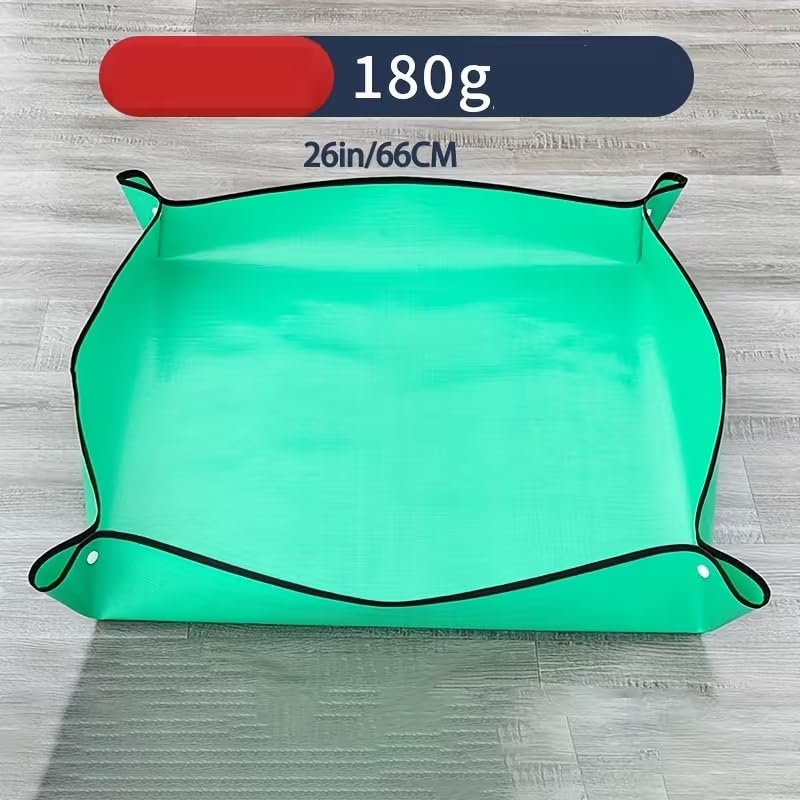 Portable Waterproof Gardening Mat – 26in Plant Potting & Repotting Mat for Indoor Gardening, Succulent Transplanting, Seed Starter Tray, Plant Accessories, Gardening Essentials, Greenhouse Floor