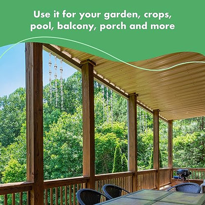 Bird Deterrent - Bird Reflective Repellent Outdoor Devices - Bird Scare Devices - Window Reflector Deterrents - Wind Twisting Bird Scare Rods - Holographic Devices (12 inch, Set of 5)